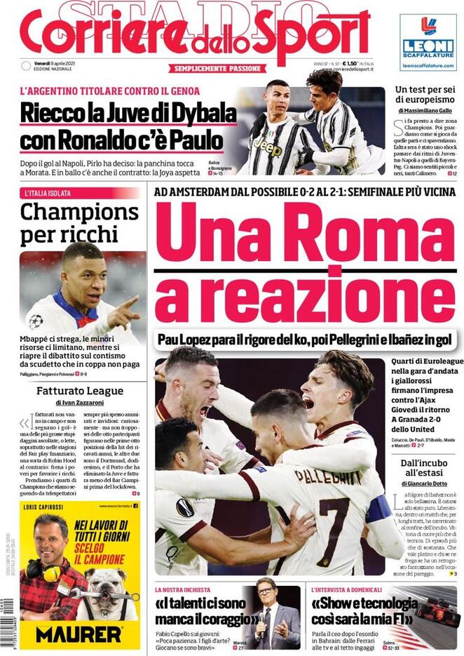 corriere dello sport 2021 04 09 606f83d105bbb