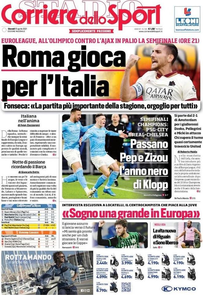 corriere dello sport 2021 04 15 6077bd19e16b9