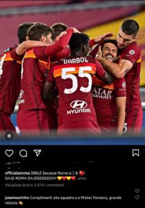 Complimenti Mourinho