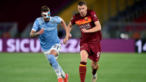 Dzeko Milinkovic Savic Roma Lazio