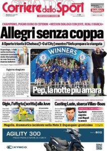 Prima pagina Corriere 30 05 2021