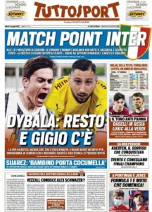 Prima pagina TuttoSport 1 05 2021