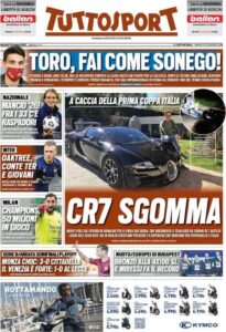 Prima pagina TuttoSport 18 05 2021
