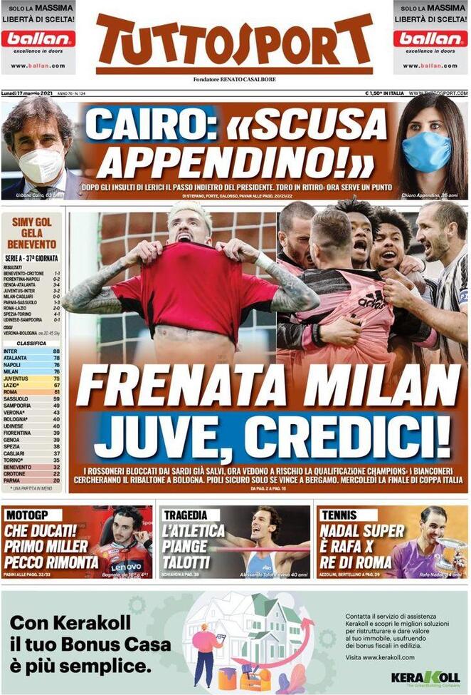 tuttosport 2021 05 17 60a1ec76e16d6