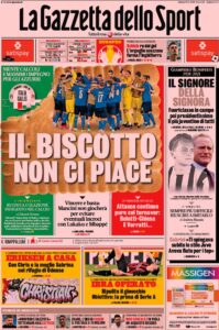 Prima pagina Gazzetta 19 06 2021