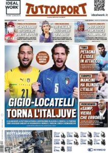 Prima pagina TuttoSport 6 06 2021