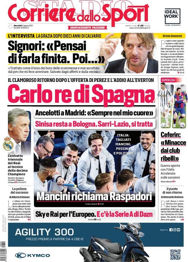 corriere dello sport 2021 06 02 60b6bc02eb2a6