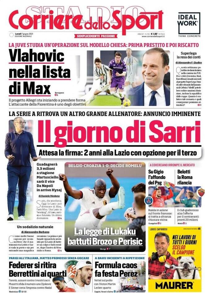 corriere dello sport 2021 06 07 60bd9dcfa8243
