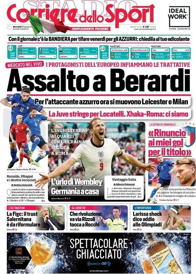 corriere dello sport 2021 06 30 60dbf5469d96c