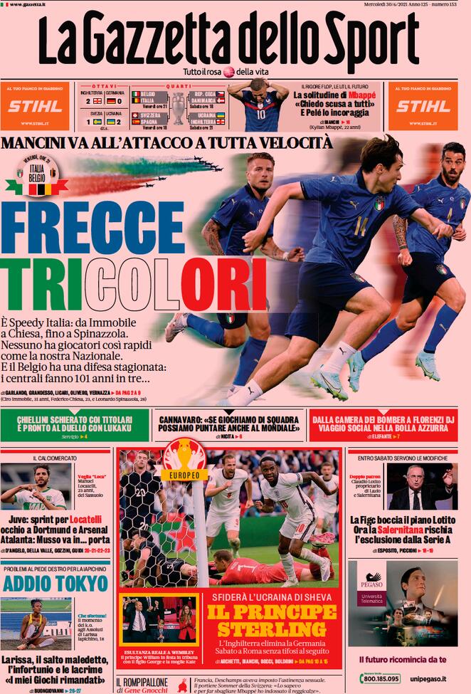 la gazzetta dello sport 2021 06 30 60dbf5c74e227