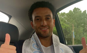 Felipe Anderson, il messaggio della fidanzata: «Congratulazioni» -FOTO