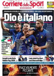 Prima pagina Corriere 07 07 2021
