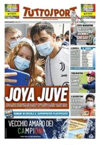 Prima pagina TuttoSport 11 07 2021