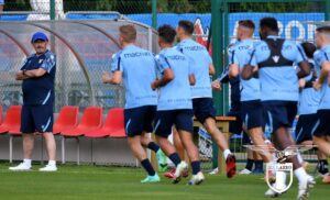 Allenamento Lazio: seduta di scarico per la squadra