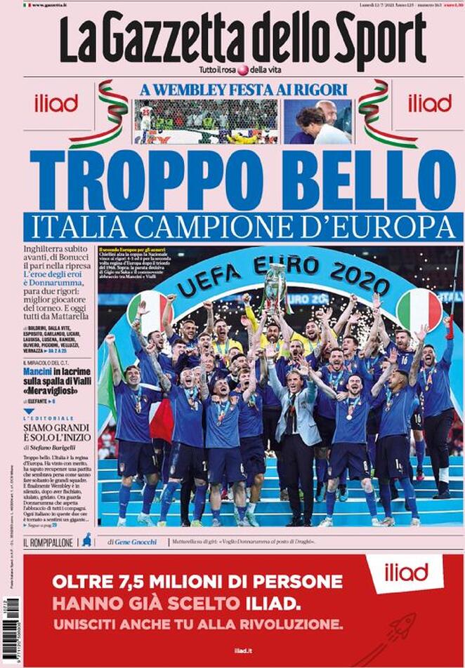 gazzetta dello sport 12 luglio
