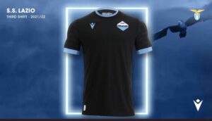 Terza maglia Lazio, sarà nera con inserti celesti – VIDEO