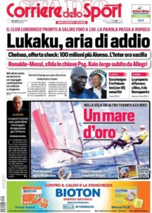 Prima pagina Corriere 04 08 2021