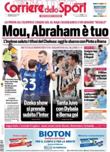 Prima pagina Corriere 15 08 2021