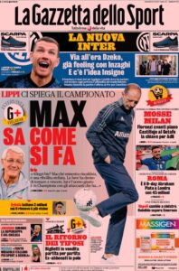 Prima pagina Gazzetta 12 08 2021