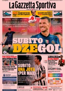 Prima pagina Gazzetta 15 08 2021