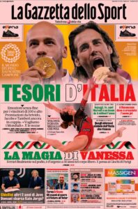 Prima pagina Gazzetta 3 08 2021