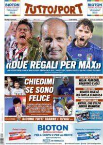 Prima pagina TuttoSport 11 08 2021