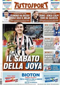 Prima pagina TuttoSport 12 08 2021