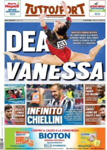 Prima pagina TuttoSport 3 08 2021