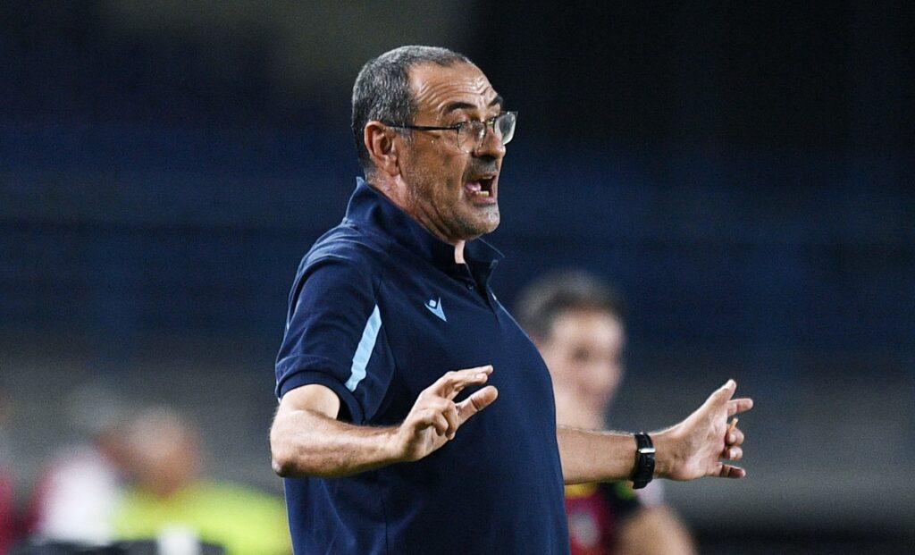 Sarri studia il piano anti-Ibrahimovic: possesso palla e tocchi veloci 1 Sarri PAP 8117 1