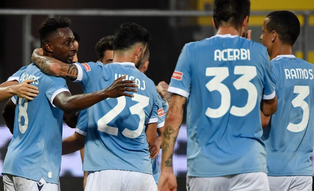 Lazio Sassuolo, Raul Moro: «Preparati per iniziare il campionato» FOTO 1 esult gol Akpa Akpro STA3799 1
