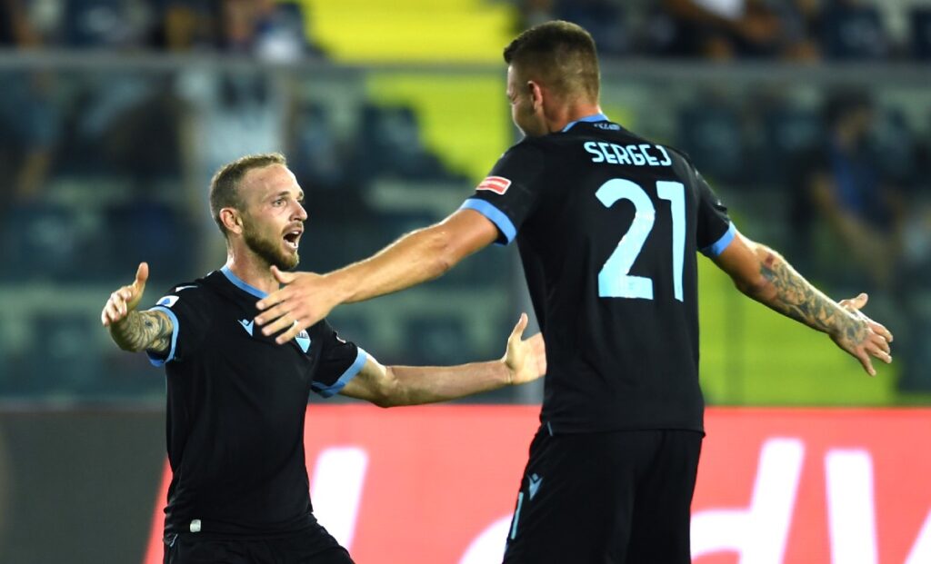 Europa League, Galatasaray Lazio: il programma dei biancocelesti FOTO 1 esult gol Lazzari DSC 9844 1