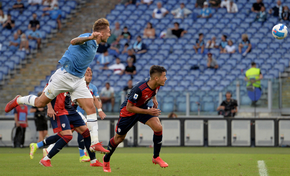 Gol Immobile Lazio-Cagliari