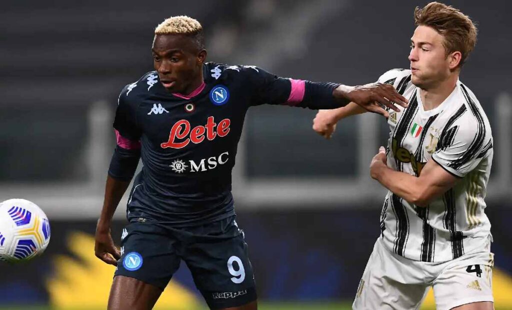 Infortunio Osimhen: le condizioni del nigeriano 1 Osimhen de Ligt MG1 6633 1