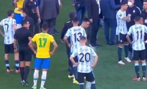 Brasile Argentina, gara sospesa per l’ingresso delle autorità sanitarie