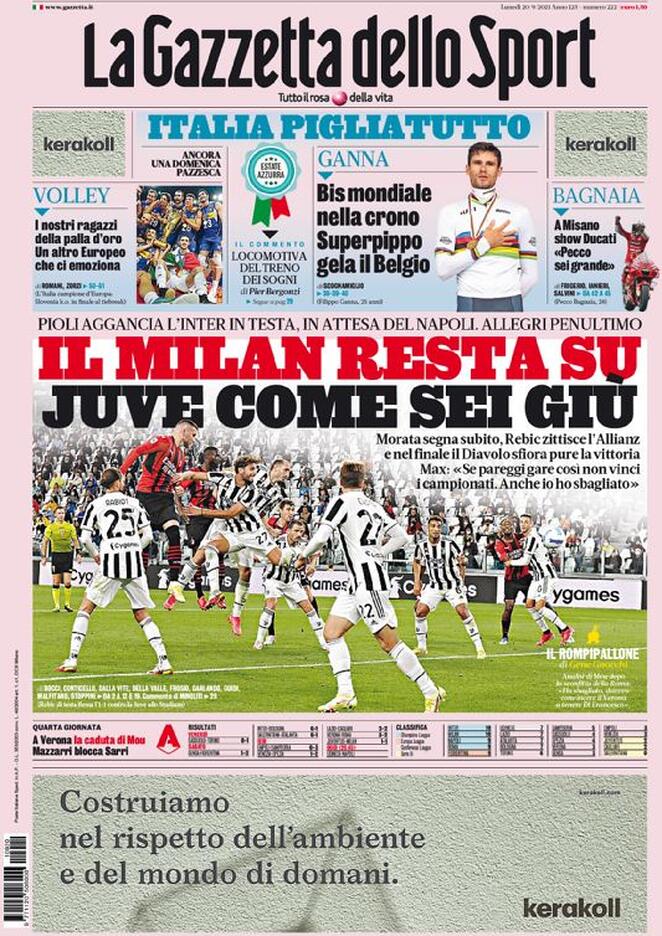 gds prima pagina 20 settembre