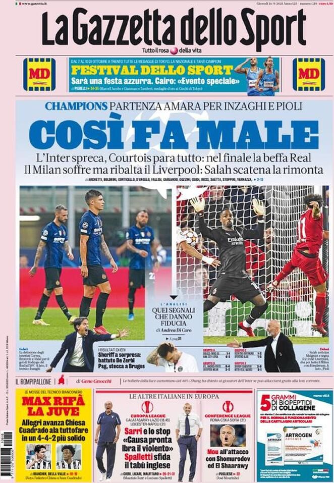 prima pagina gds 16 settembre