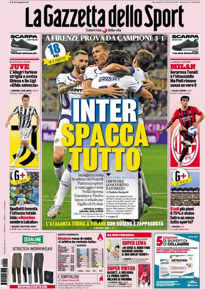prima pagina gds 22 settembre
