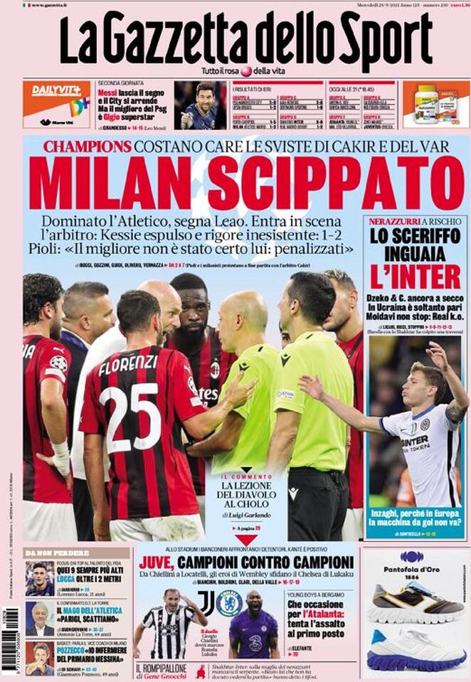 prima pagina gds 29 settembre
