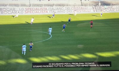 Verona Lazio problema tecnico DAZN