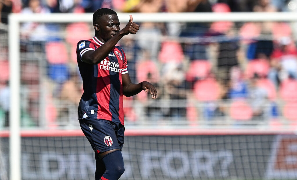 Genoa Bologna, Barrow piega il Grifone: addio amaro alla A per i liguri 1 esult gol Barrow MG8 8267