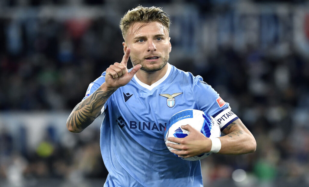 Immobile: «Uniti come sempre. Con l'aquila sul cuore» - FOTO 1 esult gol Immobile STA6706