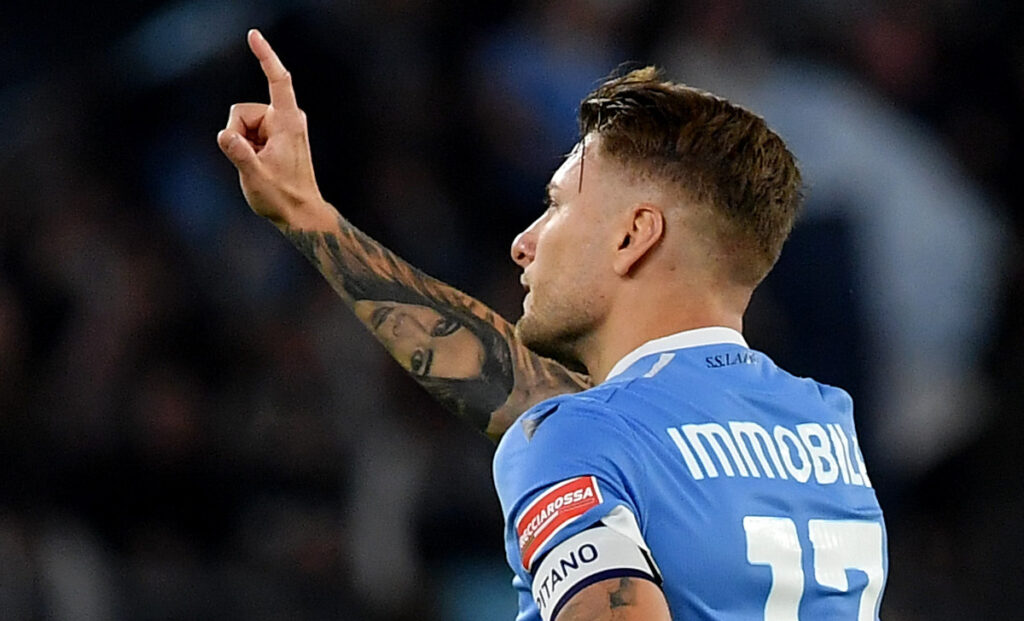 Infortunio Immobile, Ciro non molla: allenamento in piscina FOTO 1 Immobile Lazio Salernitana