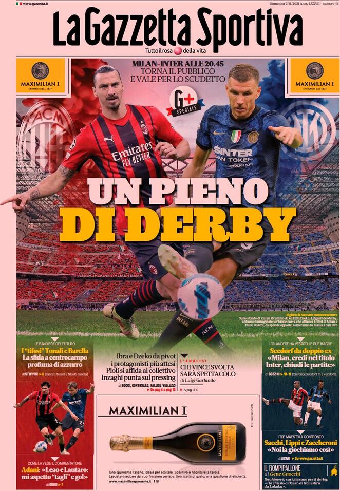 la gazzetta dello sport 2021 11 07 61875f5293abf