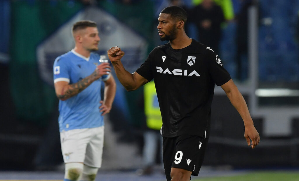 Beto: «Il mio gol alla Lazio? Mi ricorda...» 1 esult gol Beto AS1 6059