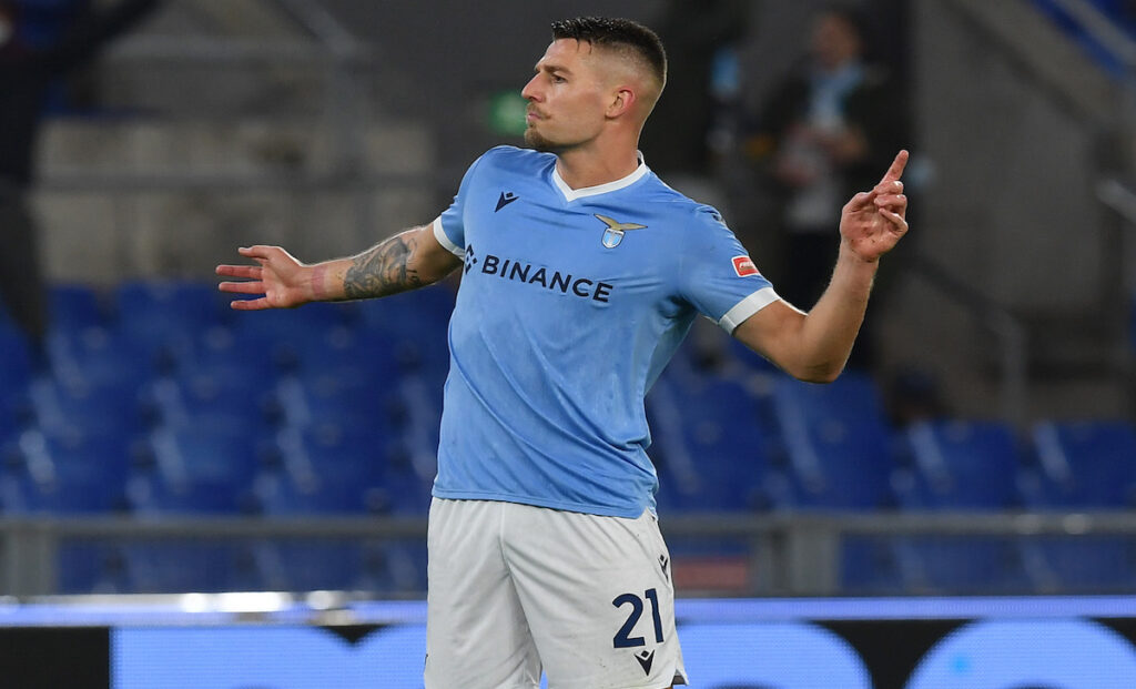Seria A, classifica gol più assist: tre biancocelesti tra i primi 20 1 esult gol Milinkovic AS1 6193