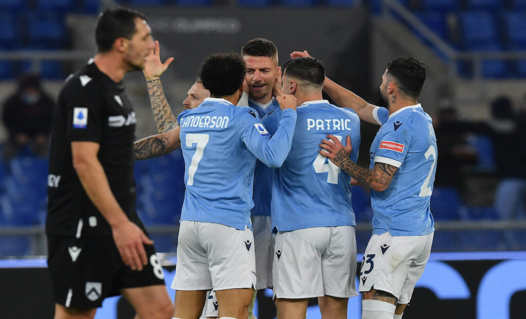 La Lazio e il dato su corsa e palleggio: è la migliore in Italia 1 esult gol Milinkovic AS1 6207