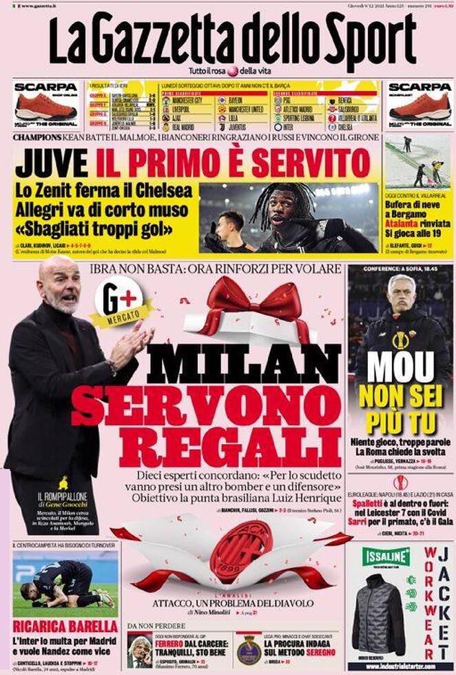gds 9 dicembre