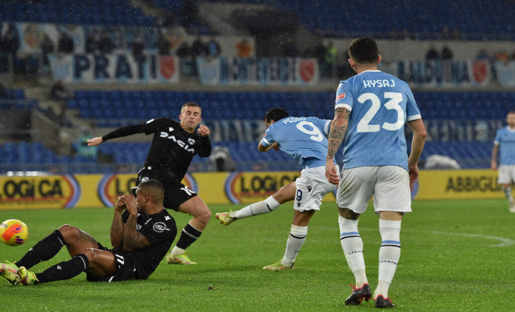 Lazio Udinese, maxi rissa nel finale: rosso a Walace 1 gol Pedro AS2 0682