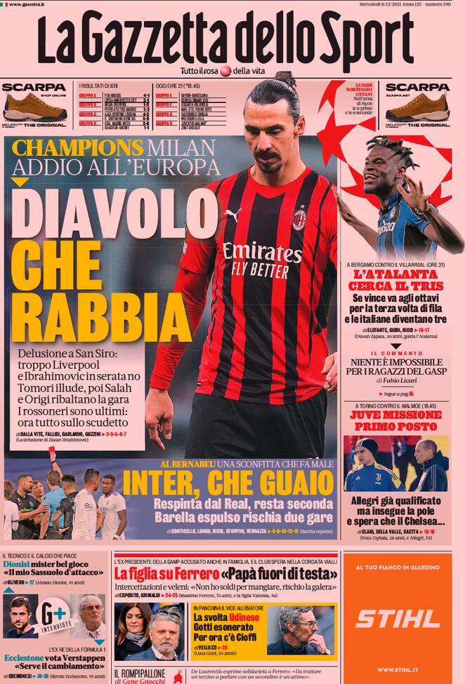 la gazzetta dello sport 2021 12 08 61b03e678e64b