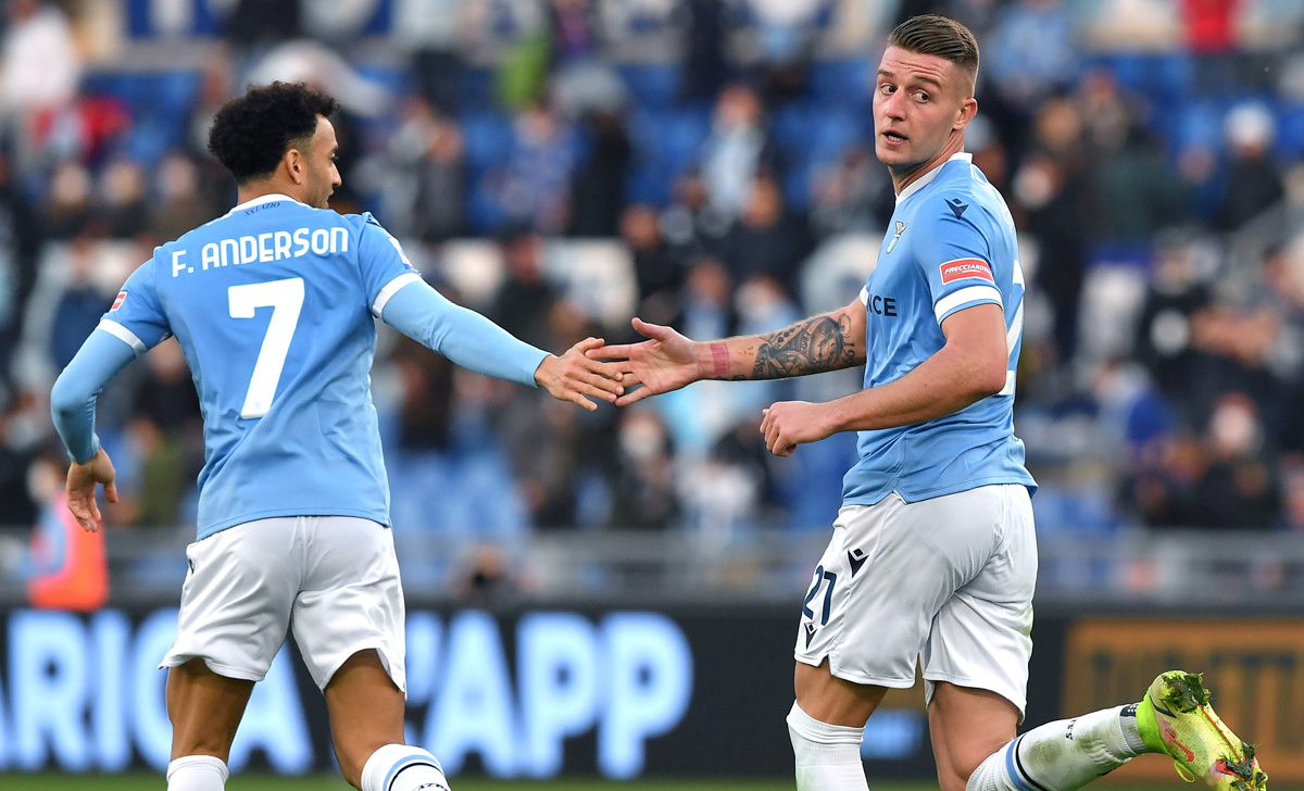 Lazio, la triangolazione Milinkovic-Patric-Anderson diventa social - VIDEO 21 Felipe Anderson Milinkovic Savic